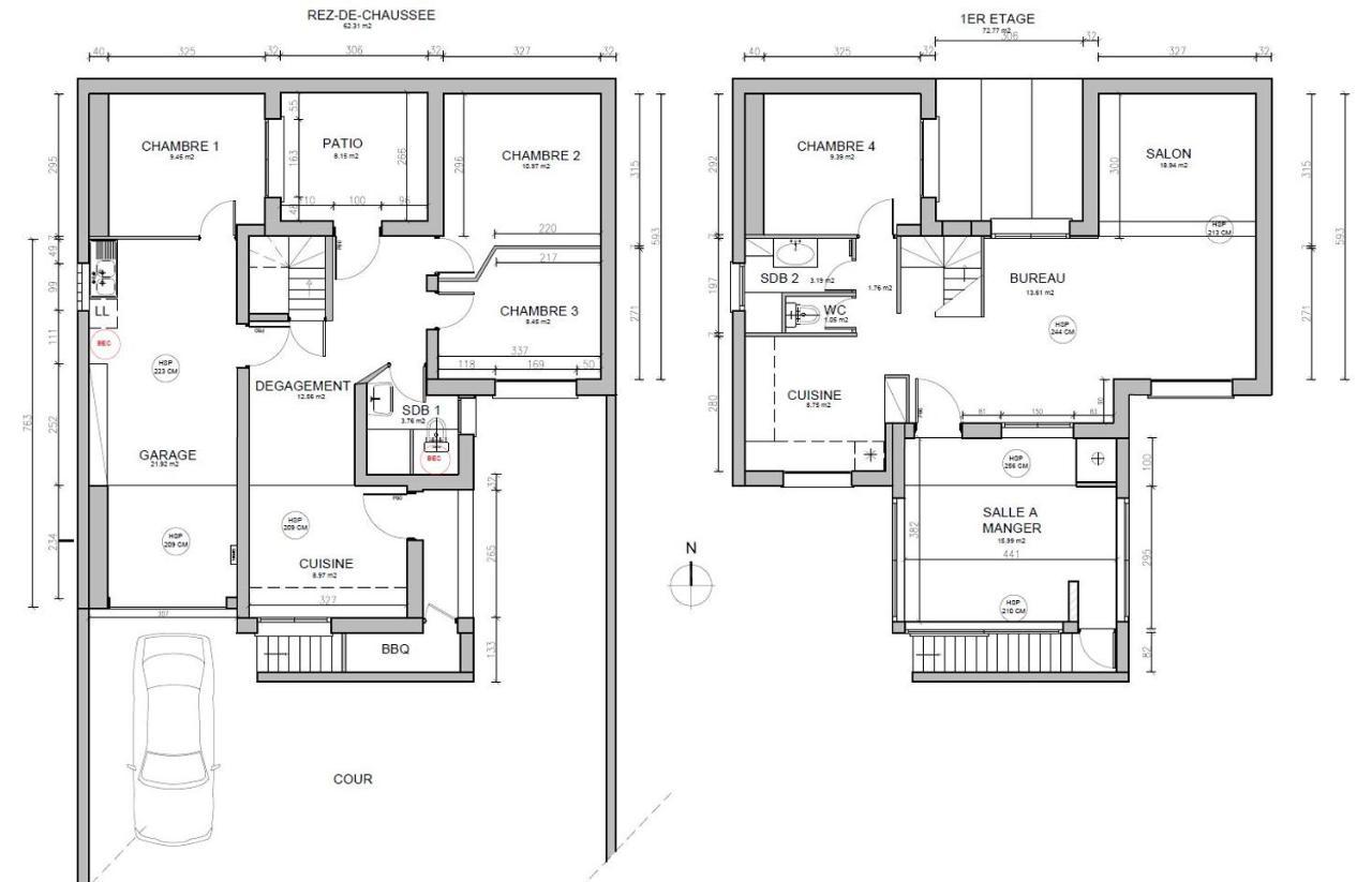 Maison Vue Mer, 150M², 4 Chambres, 8/10 Couchages 布雷蒂诺斯梅尔 外观 照片